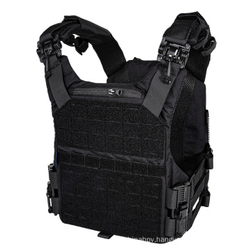 Black 500d Nylon Tactical Vest Quick Release